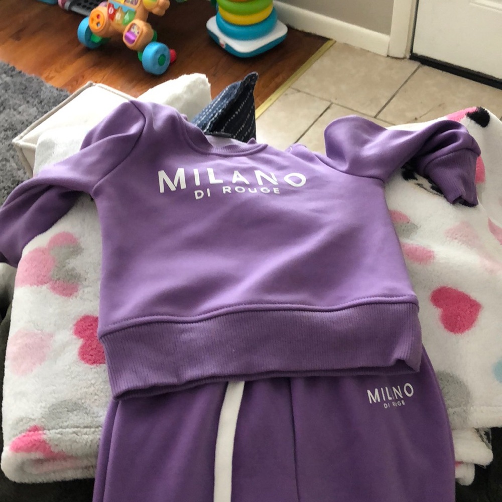 Milano babygirl sweat outfit 6-12 months